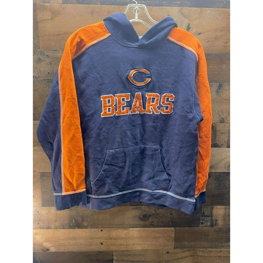NFL Team Apparel Youth Chicago Bears Hoodie Size Large